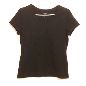 Reitmans basic black t shirt medium